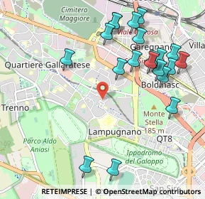 Mappa Via Luigi Chiarelli, 20151 Milano MI, Italia (1.164)