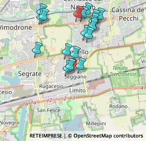 Mappa Via Galileo Galilei, 20096 Pioltello MI, Italia (1.95053)