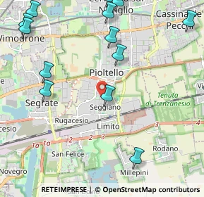 Mappa Via Galileo Galilei, 20096 Pioltello MI, Italia (3.2165)