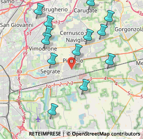 Mappa Via Galileo Galilei, 20096 Pioltello MI, Italia (4.28615)