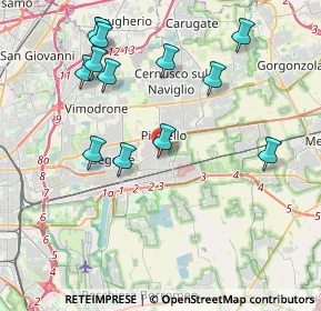 Mappa Via Galileo Galilei, 20096 Pioltello MI, Italia (4.18833)