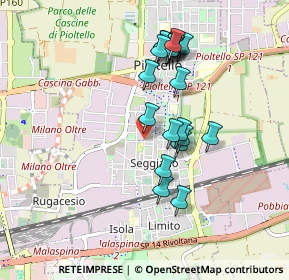 Mappa Via Galileo Galilei, 20096 Pioltello MI, Italia (0.8115)