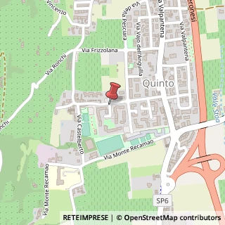 Mappa Via Leonardo da Quinto, 79, 37142 Verona, Verona (Veneto)