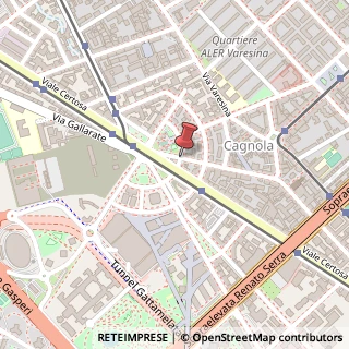 Mappa Piazzale Francesco Accursio,  4, 20155 Milano, Milano (Lombardia)