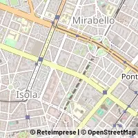 Mapa Milano
