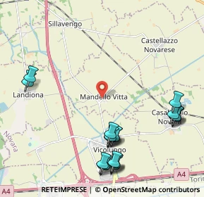 Mappa Piazza Regina Margherita, 28060 Mandello Vitta NO, Italia (2.576)