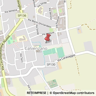 Mappa Via delle Betulle, 4, 24040 Calvenzano, Bergamo (Lombardia)