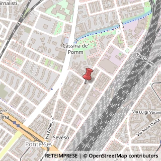 Mappa Via Santa Maria Molgora, 8, 20875 Milano, Milano (Lombardia)
