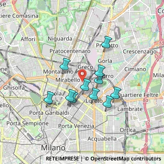 Mappa Via Luciano Zuccoli, 20125 Milano MI, Italia (1.43)