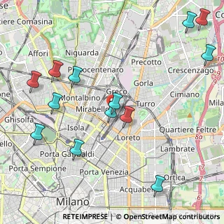 Mappa Via Luciano Zuccoli, 20125 Milano MI, Italia (2.54231)