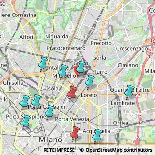 Mappa Via Luciano Zuccoli, 20125 Milano MI, Italia (2.45917)