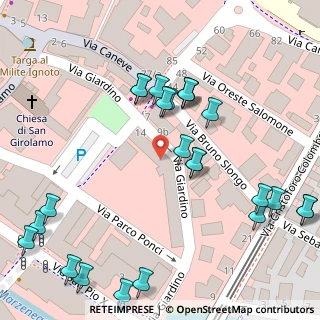 Mappa Via Giardino, 30174 Venezia VE, Italia (0.052)