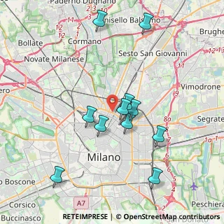 Mappa Via Achille Bizzoni, 20125 Milano MI, Italia (3.70636)