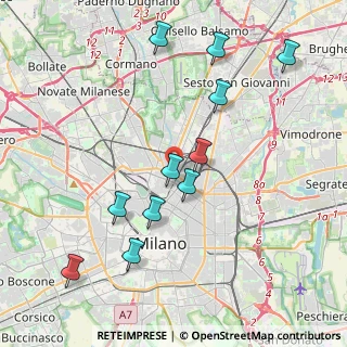 Mappa Via Achille Bizzoni, 20125 Milano MI, Italia (4.17545)