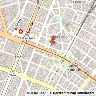 Mappa Piazzale Giuseppe Massari, 2, 20125 Milano, Milano (Lombardia)