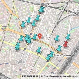 Mappa Via Achille Bizzoni, 20125 Milano MI, Italia (0.535)