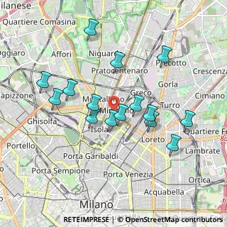 Mappa Viale Marche, 20125 Milano MI, Italia (1.738)