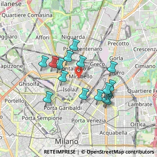 Mappa Viale Marche, 20125 Milano MI, Italia (1.6025)