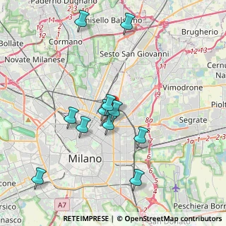 Mappa Via Spoleto, 20125 Milano MI, Italia (3.78545)