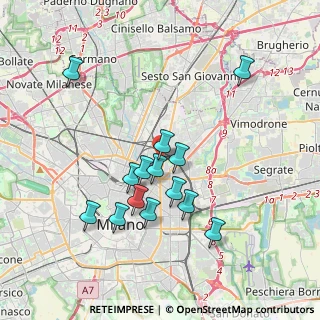 Mappa Via Spoleto, 20125 Milano MI, Italia (3.445)