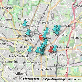 Mappa Via Spoleto, 20125 Milano MI, Italia (1.40353)