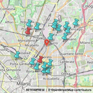 Mappa Via Spoleto, 20125 Milano MI, Italia (2.10842)