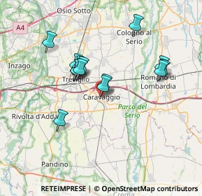 Mappa Largo Luigi Cavenaghi, 24043 Caravaggio BG, Italia (6.20143)