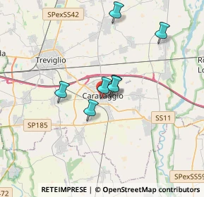 Mappa Largo Luigi Cavenaghi, 24043 Caravaggio BG, Italia (4.98273)