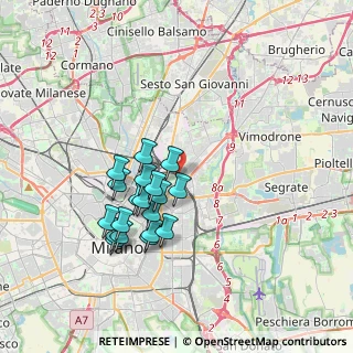 Mappa Via Angelo Mosso, 20127 Milano MI, Italia (3.17632)