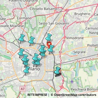 Mappa Via Angelo Mosso, 20127 Milano MI, Italia (4.04471)