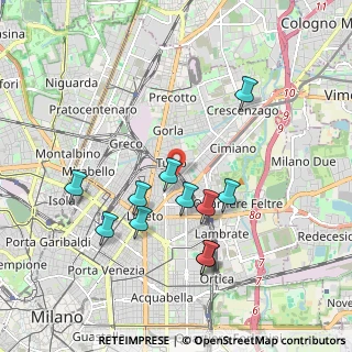 Mappa Via Angelo Mosso, 20127 Milano MI, Italia (1.82545)