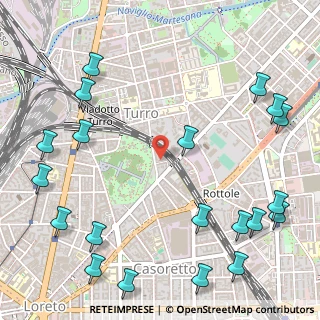 Mappa Via Angelo Mosso, 20127 Milano MI, Italia (0.767)