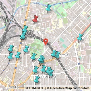 Mappa Via Angelo Mosso, 20127 Milano MI, Italia (0.653)