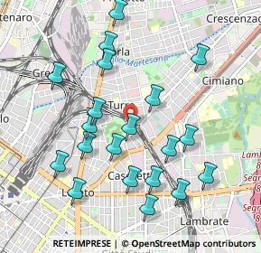 Mappa Via Angelo Mosso, 20127 Milano MI, Italia (1.003)