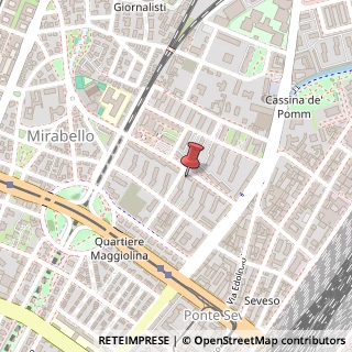 Mappa Via Cardinale Cagliero, 9, 20125 Milano, Milano (Lombardia)