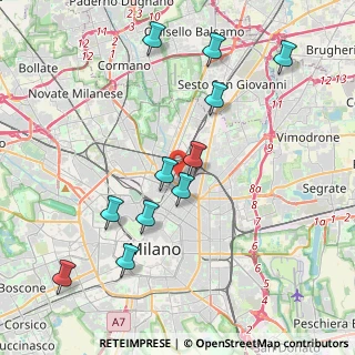 Mappa Via Cardinale Cagliero, 20125 Milano MI, Italia (4.19727)