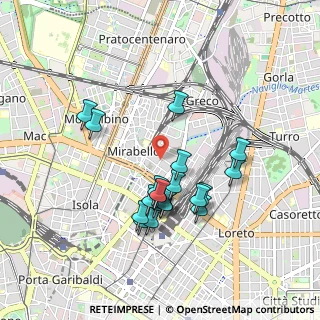 Mappa Via Privata Angera, 20125 Milano MI, Italia (0.827)