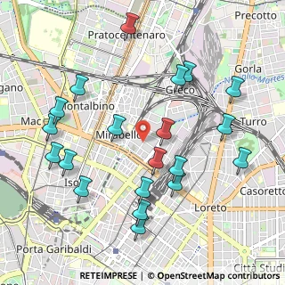 Mappa Via Privata Angera, 20125 Milano MI, Italia (1.118)