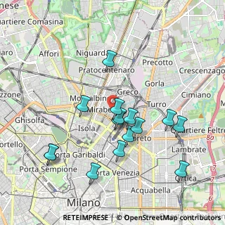 Mappa Via Privata Angera, 20125 Milano MI, Italia (1.856)