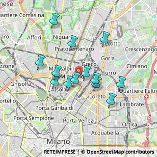Mappa Via Privata Angera, 20125 Milano MI, Italia (1.57385)