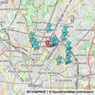Mappa Via Privata Angera, 20125 Milano MI, Italia (1.41429)
