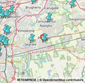 Mappa Via Cuneo, 20096 Pioltello MI, Italia (7.144)