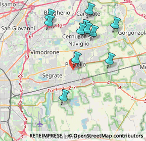 Mappa Via Cuneo, 20096 Pioltello MI, Italia (4.05455)