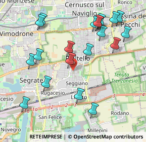 Mappa Via Cuneo, 20096 Pioltello MI, Italia (2.269)