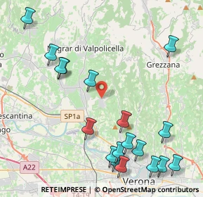 Mappa Via Mascagni, 37024 Montericco VR, Italia (5.23222)