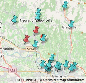 Mappa Via Mascagni, 37024 Montericco VR, Italia (4.929)