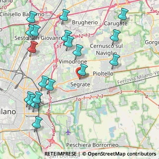 Mappa Via Carlo Alberto dalla Chiesa, 20054 Segrate MI, Italia (5.22684)