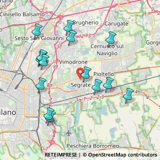 Mappa Via Carlo Alberto dalla Chiesa, 20054 Segrate MI, Italia (4.402)