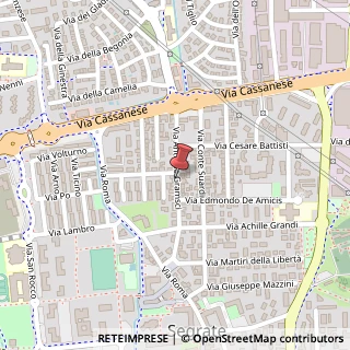 Mappa Via Gramsci, 31, 20090 Segrate, Milano (Lombardia)