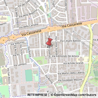 Mappa Via Carlo Alberto dalla Chiesa, 4-12, 20090 Segrate, Milano (Lombardia)
